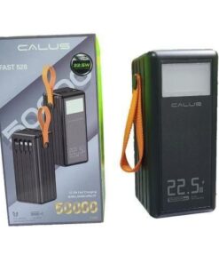 CALUS Fast 528 Ultra-High Capacity 50000 mAh Power Bank with Fast Charging, Dual USB Ports & Inbuilt Cables