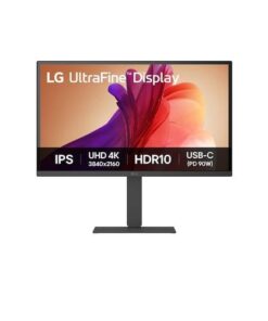 LG 27 Inches Ultrafine IPS 4K Monitor 27-Inch 4K UHD (3840 × 2160) IPS display 60HZ refresh rate 2 × HDMI ports (4K @ 60 Hz) 1 × DisplayPort 1.4 USB-C(Data Transmission/Power Delivery-90W) 2 × USB 3.2 Gen 1 2 × 5 W built-in stereo speakers