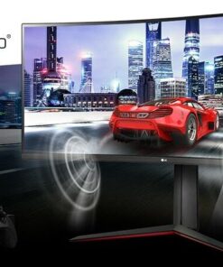 Alternative view of LG 34 Inch UltraGear Curved Gaming Monitor 3440×1440 IPS, 1800R, 160Hz, USB-C 90W, HDMI x2, DisplayPort 1.4, USB Hub, RJ-45, Built-in Speakers